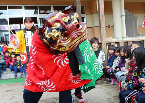 新年会・獅子舞